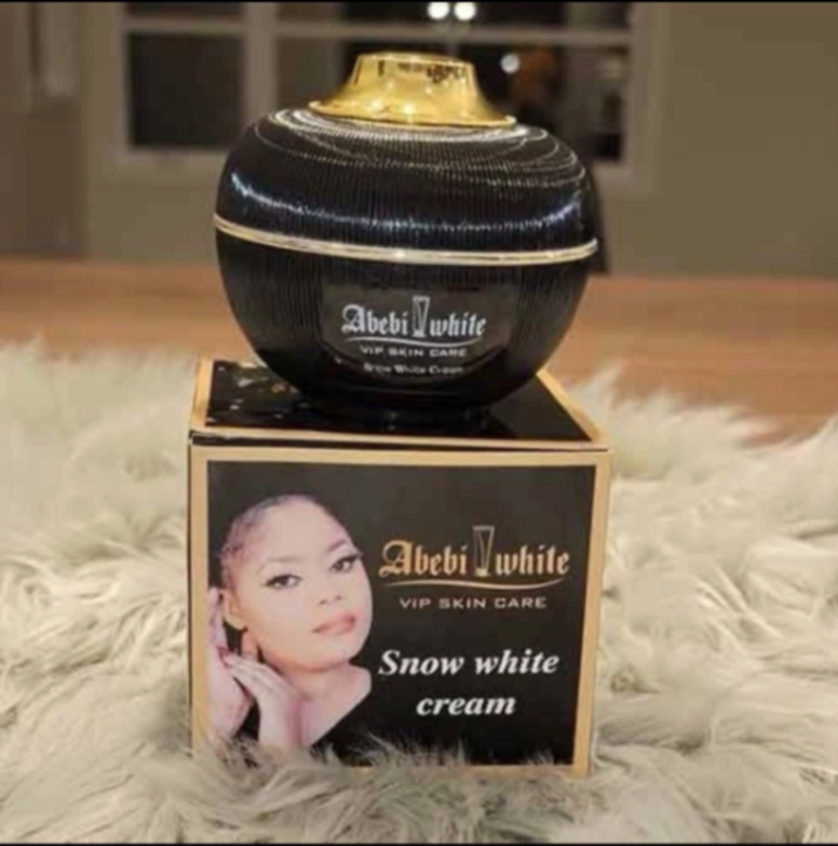 Abebi White VIP Skincare Snow White Face Cream 100g (7days Fast Action)