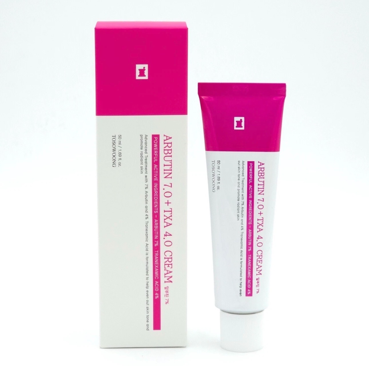 TOSOWOONG Arbutin 7% Tranexamic Acid 4% Cream 50ml Brightening K-Beauty