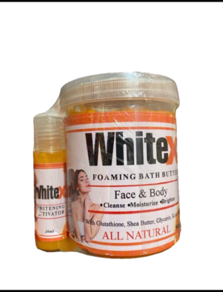White X Glutathione Whitening Soap & Whitening Activator 500g (7days Whitening)