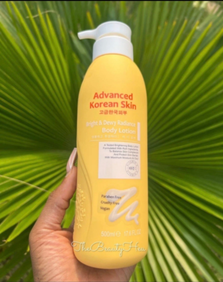 Advanced Korean Skin Bright & Dewy Radiance Body Lotion 500ml