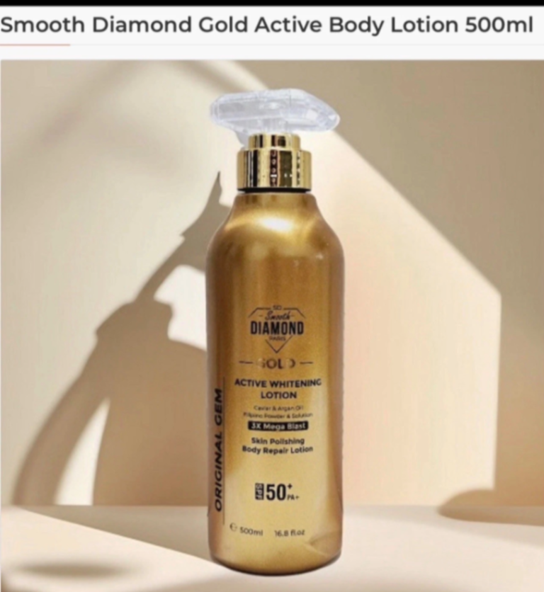 Smooth Diamond Active Whitening Skin Polishing Body Repair Lotion SPF50 500ml