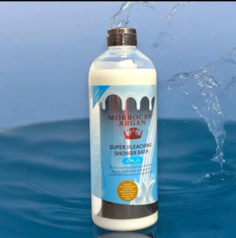 Moroccan Argan Super Bleaching Shower Bath 1000ml (whitens Up to 5 Shades)
