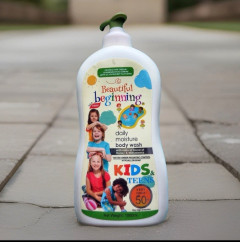 Beautiful Beginning Kids & Teens Brightening Body Wash 1000ml - SPF 50
