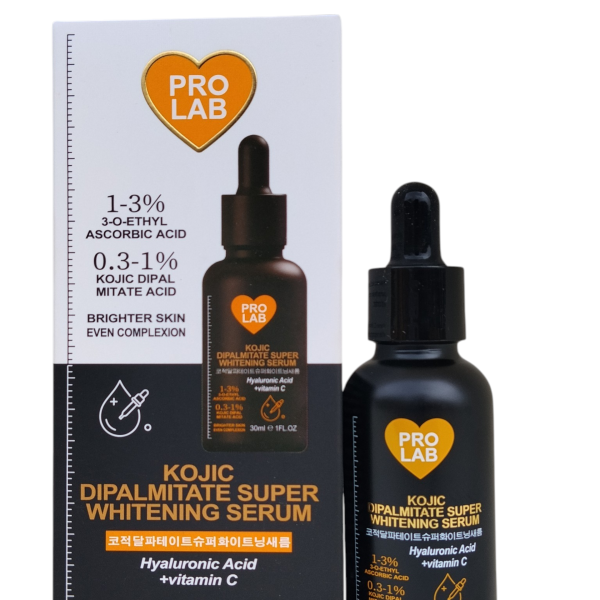 Pro Lab Kojic Dipalmitate Brightening Serum 30ml With Hyaluronic + Vitamin C