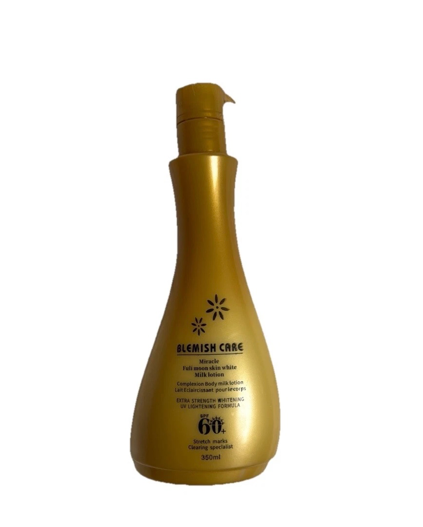 Blemish Care Miracle Full Moon Skin White Milk Lotion 350ml - Extra Strength Whitening Formula for Blemish Marks