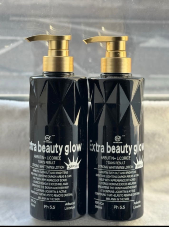 Extra Beauty Glow Arbutin + Licorice Strong Whitening Lotion 7DAYS RESULT 500ml