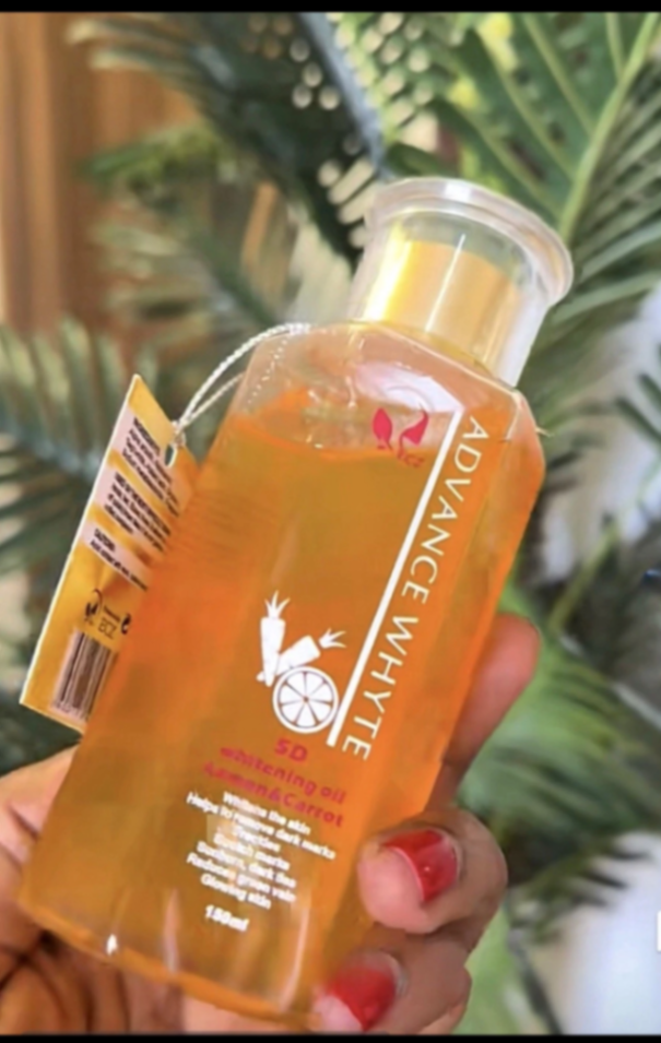 ADVANCE WHYTE 5D WHITENING OIL LEMON & CARROT 150ml (Fast Action)