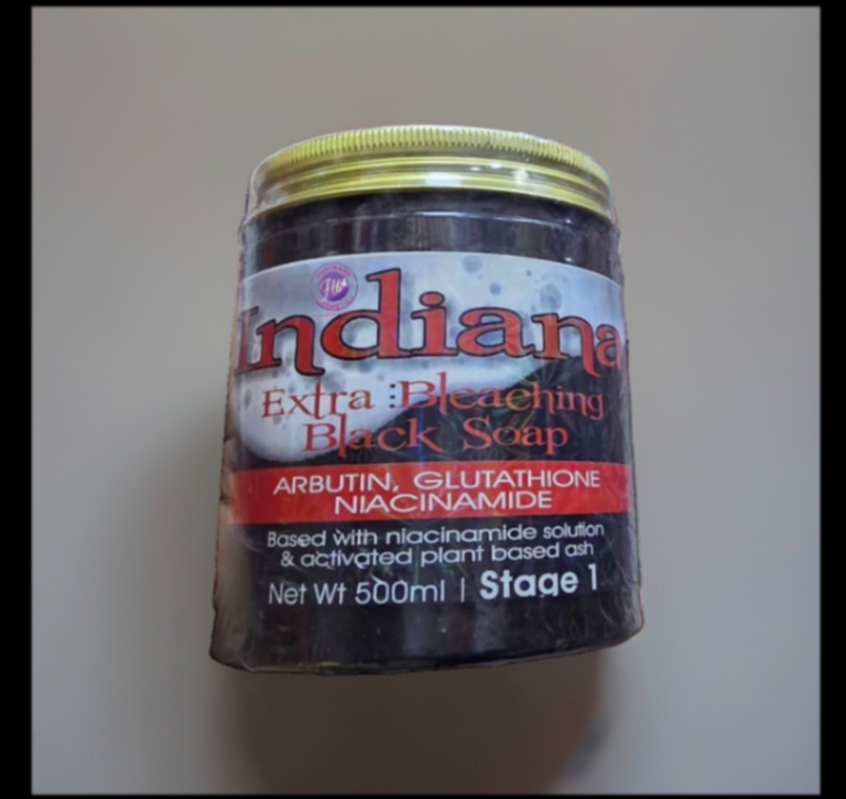 Indiana Extra Bleaching Black Soap 500ml
