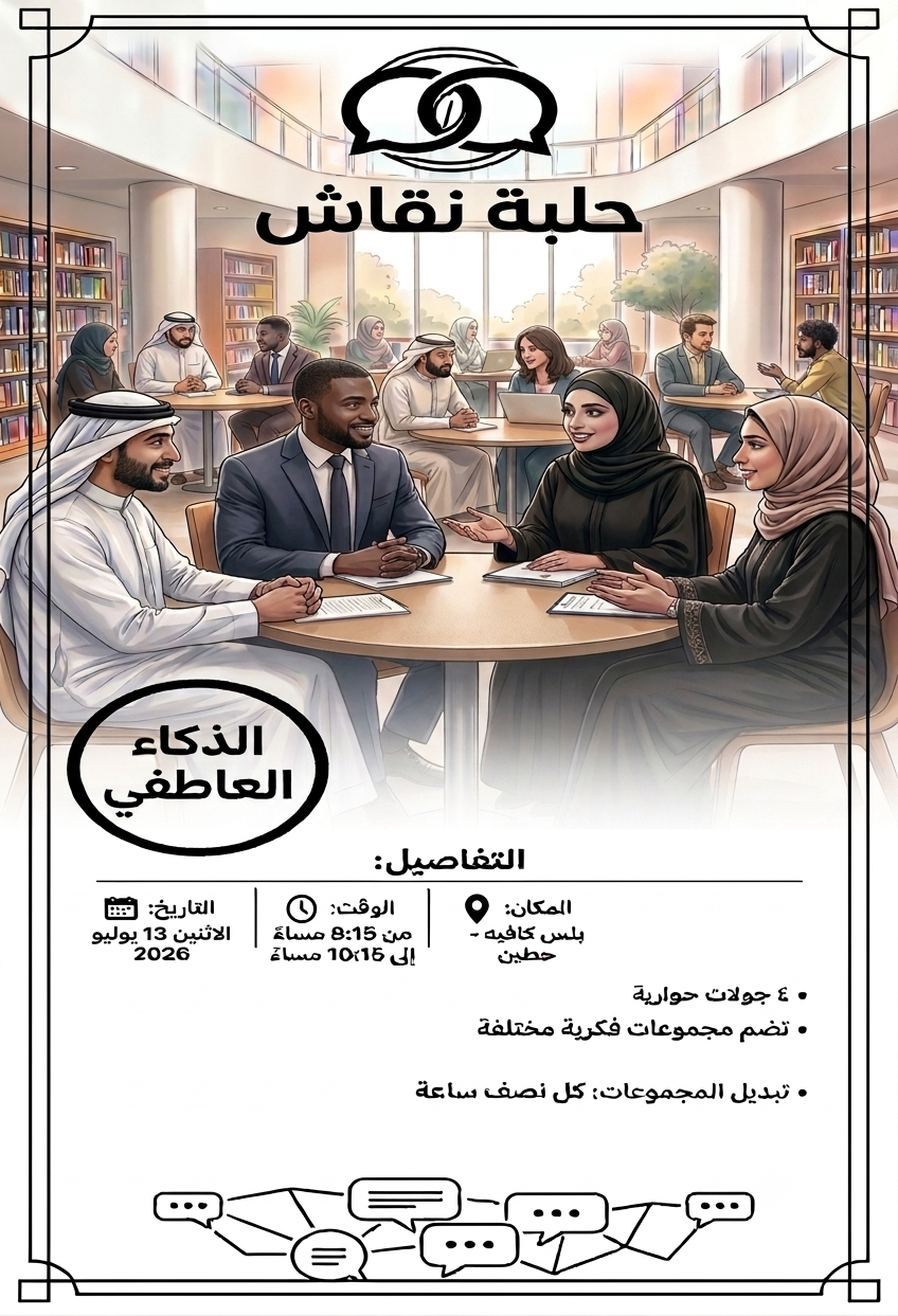  الذكاء العاطفي - للجميع 🧕🏻🧔🏻‍♂️