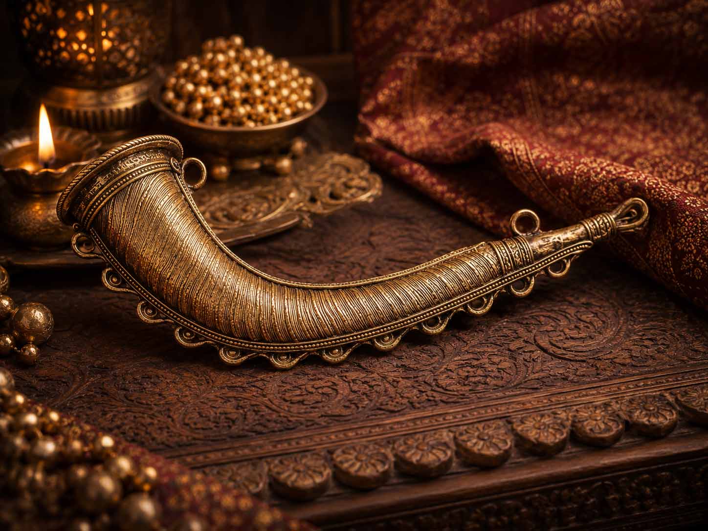 Traditional Indian Brass Craft Story Visual
