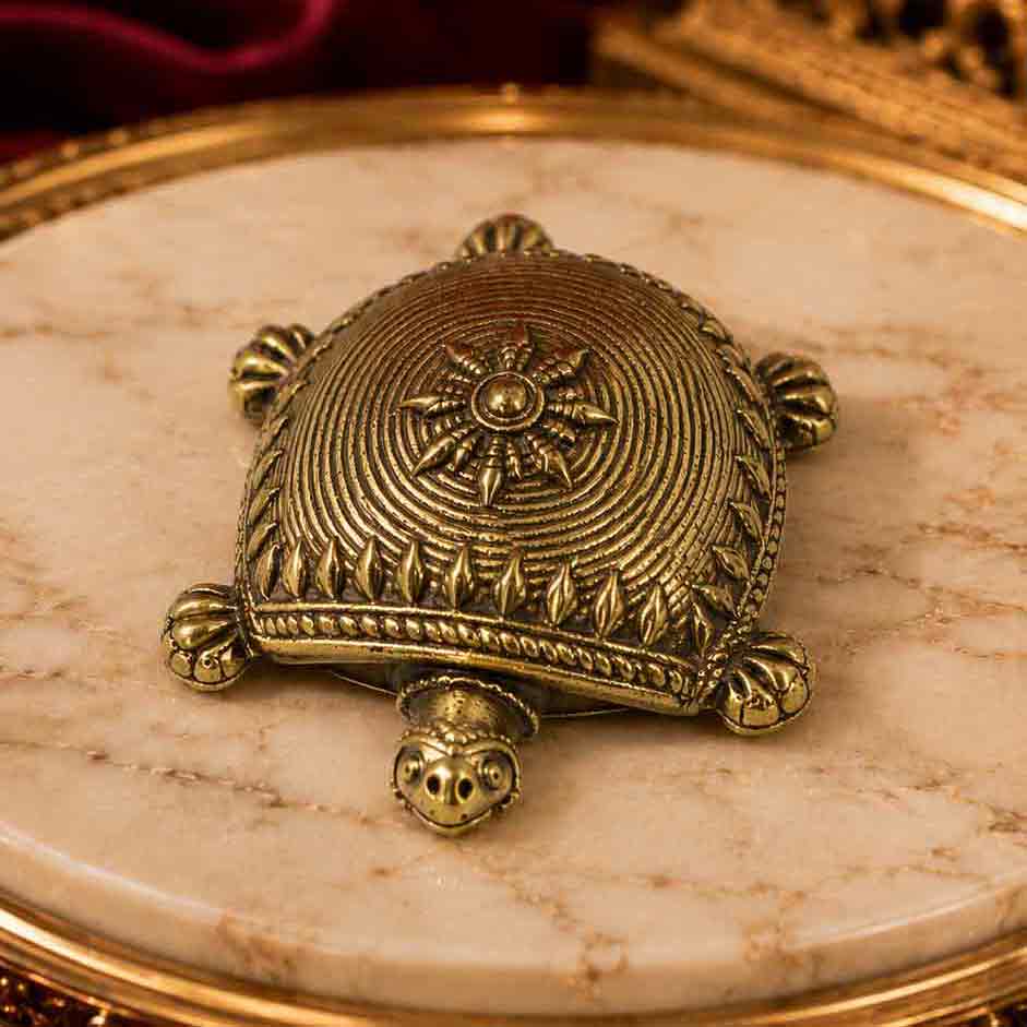 Antique Brass Tortoise