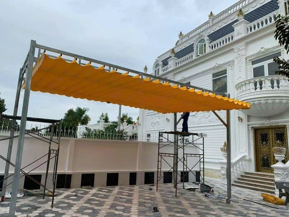 Mẫu mái hiên, mái xếp di động – 05