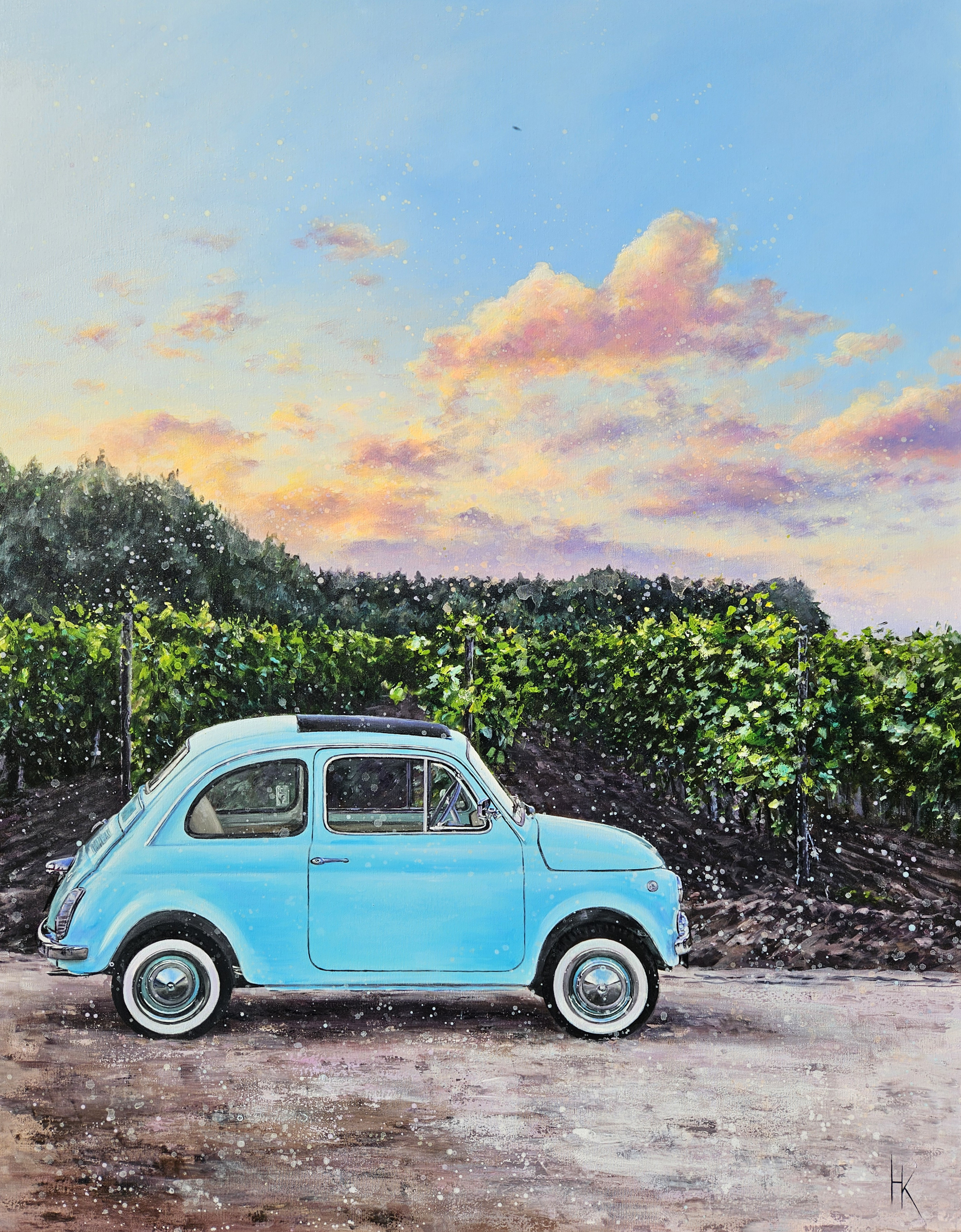 W Popołudniowym Blasku Winnicy