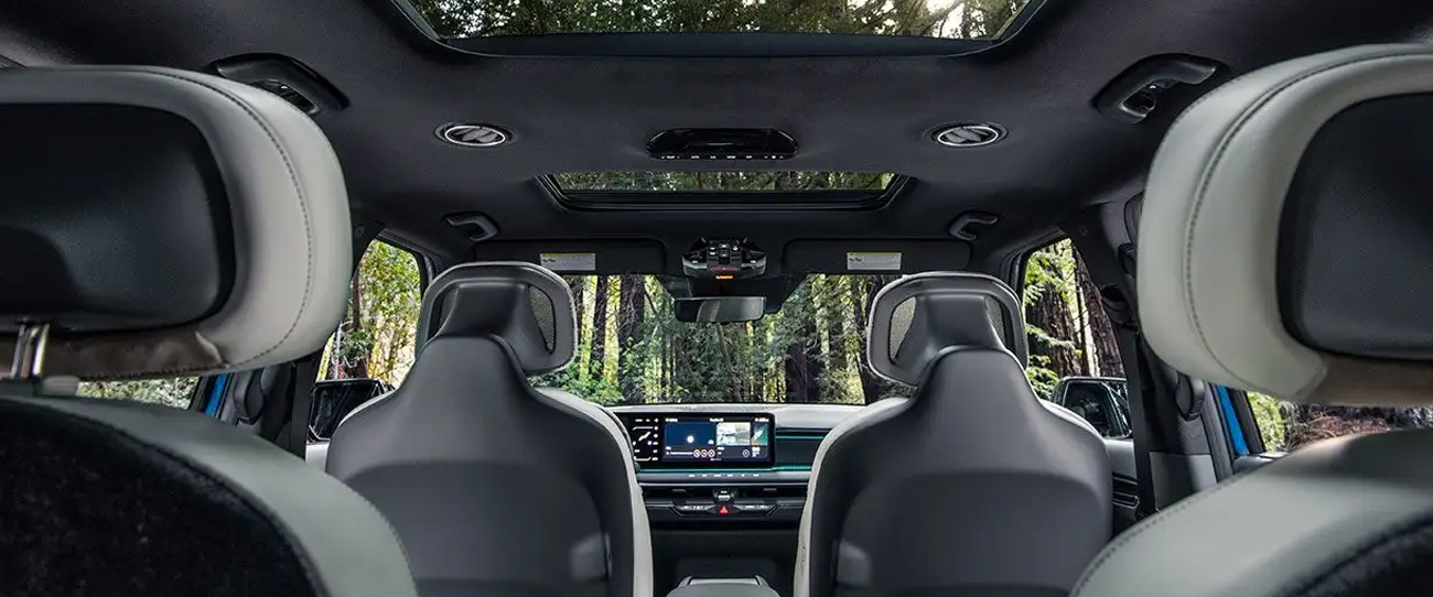Vue intérieur du Kia EV9 et de son habitacle