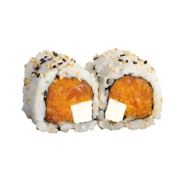 Spicy Salmon & Cream Cheese Roll (6pcs)