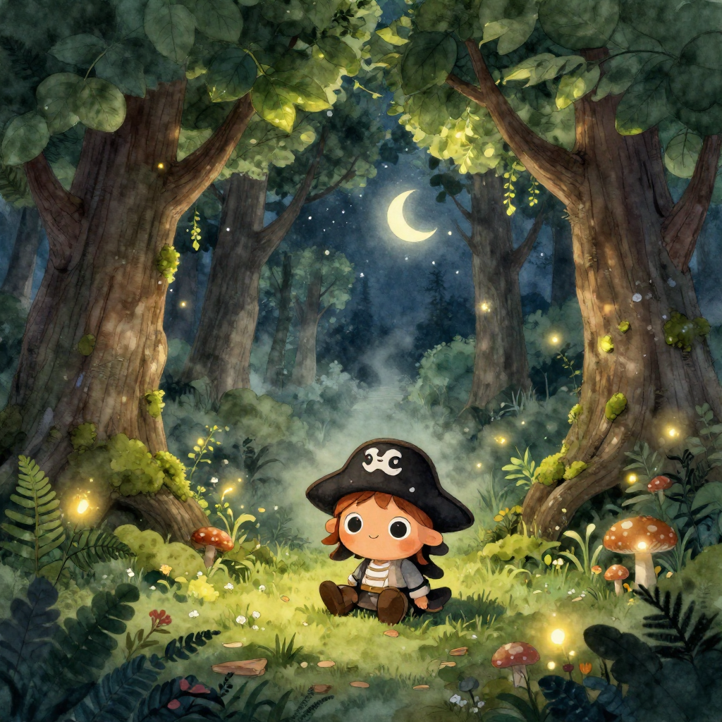 Moonlit Stillness and Sleepy Echoes