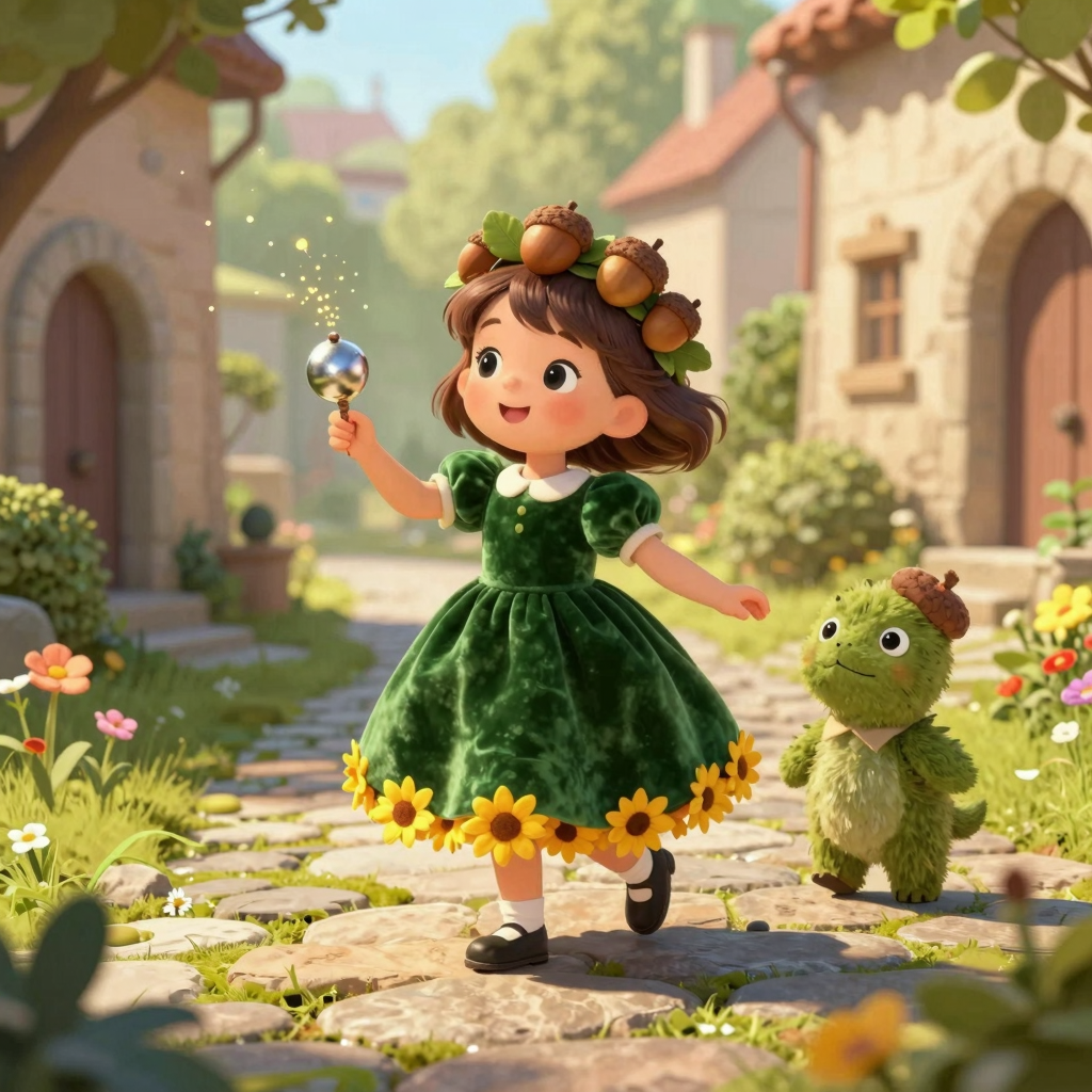 Through Sunlit Streets and Whispering Leaves