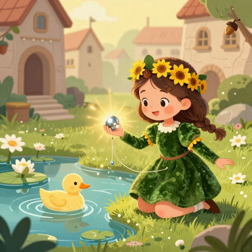 The Kindness Ripple by the Lily Pond