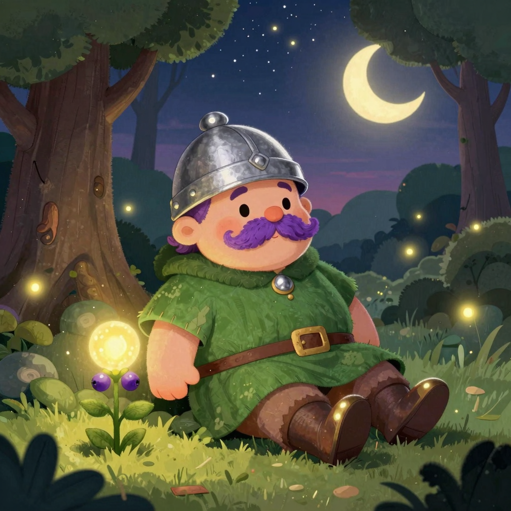 Moonberries in the Dreamy Dusk