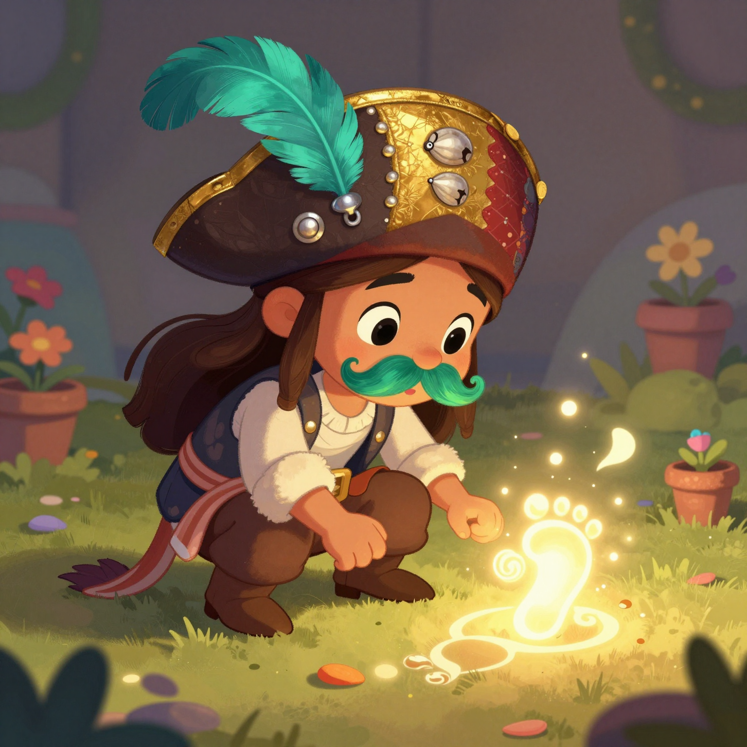 The Glow-Toe Footprints Appear