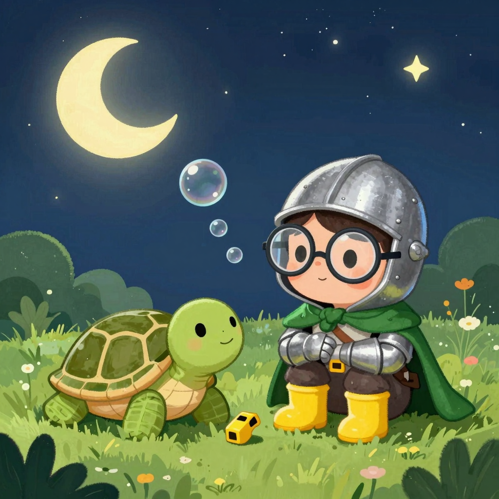 نوم الفقاعات الدافئ تحت ضوء القمر