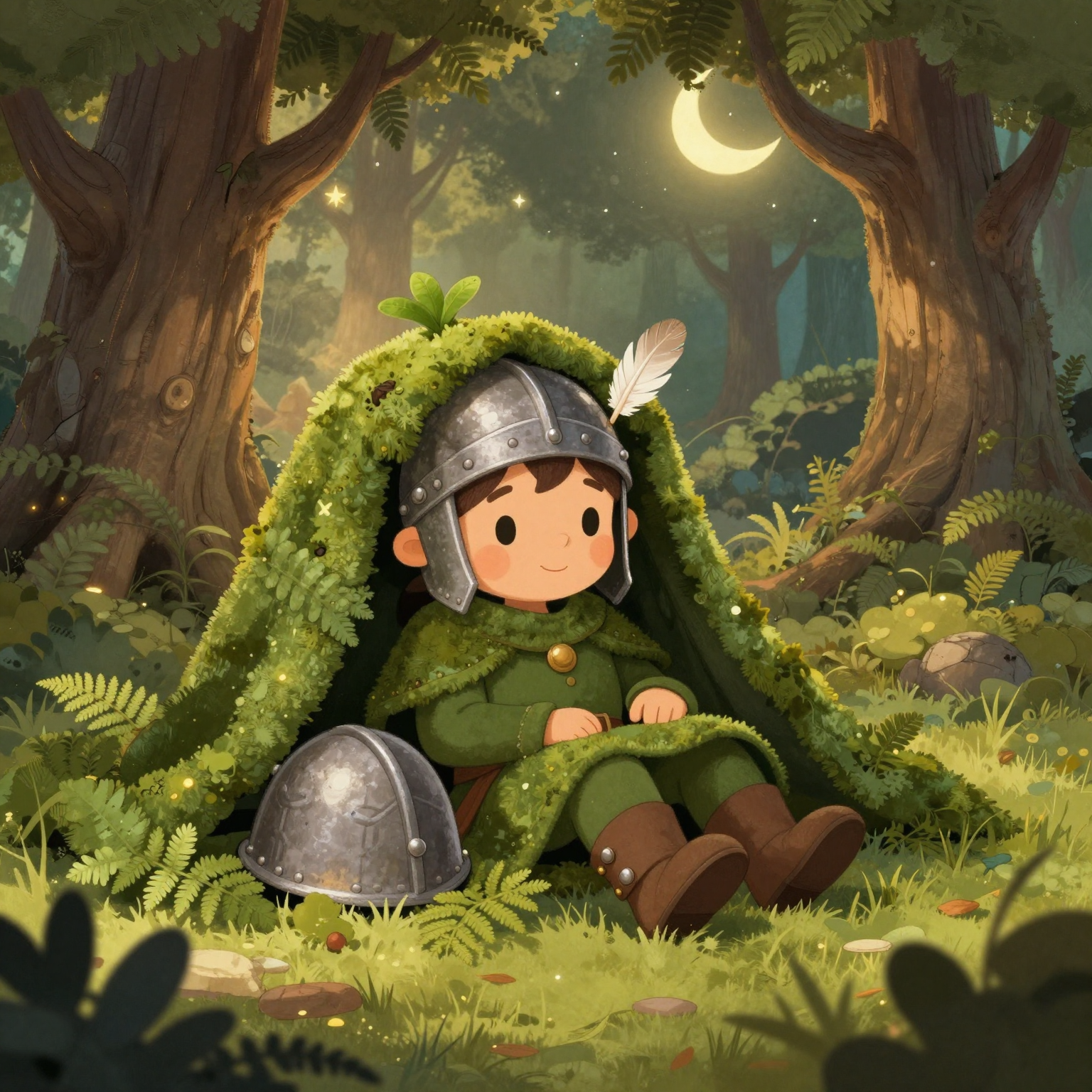 Curling Up Beneath the Whispering Ferns