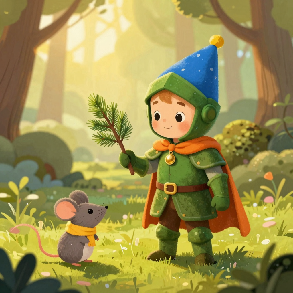 Um Segredo Entre Folhas e Luz