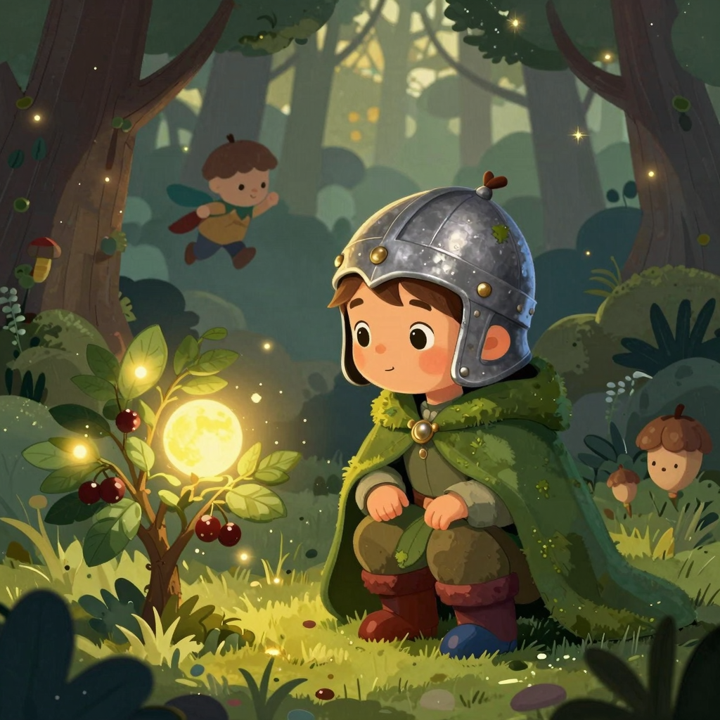 Racing Shadows Under Star-Flecked Trees