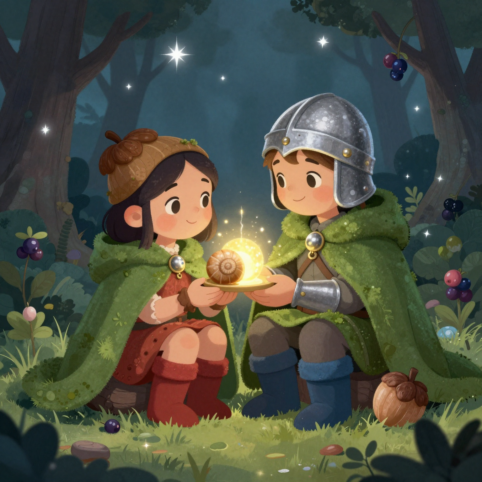 A Sip of Moonberry Glow