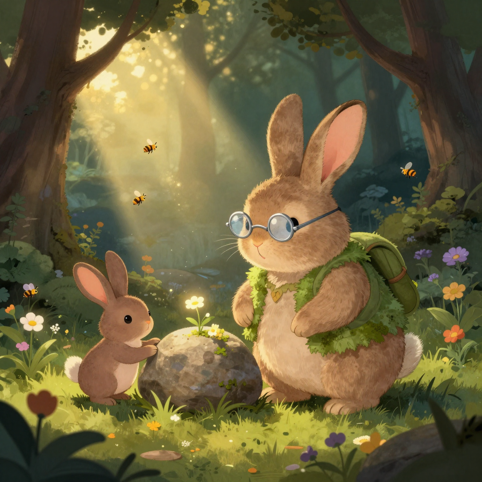 A Pebble, a Thank-You, and Light
