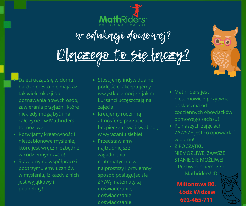 Centrum Nauczania Matematyki MathRiders Łódź Widzew