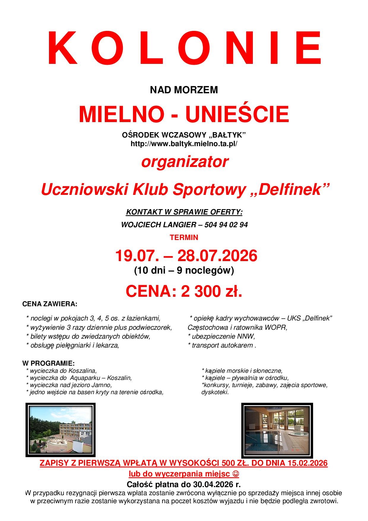 Uczniowski Klub Sportowy „Delfinek” Częstochowa