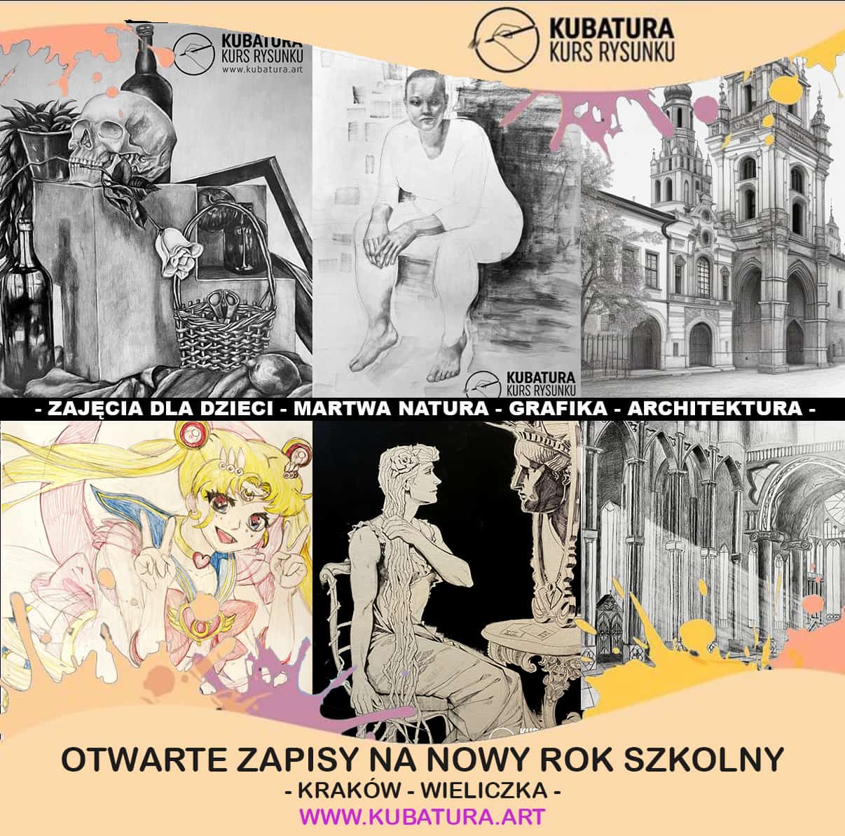 Kurs rysunku Kraków - KUBATURA