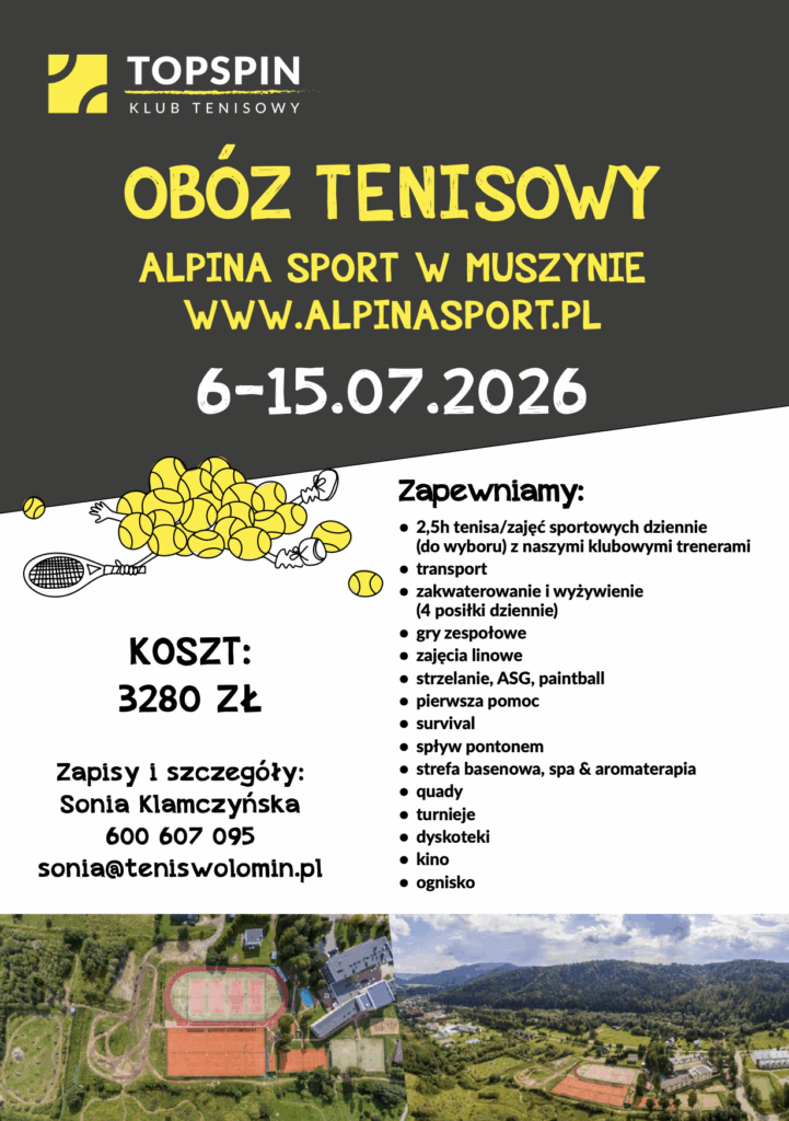 Klub Tenisowy Topspin – Sonia Klamczyńska