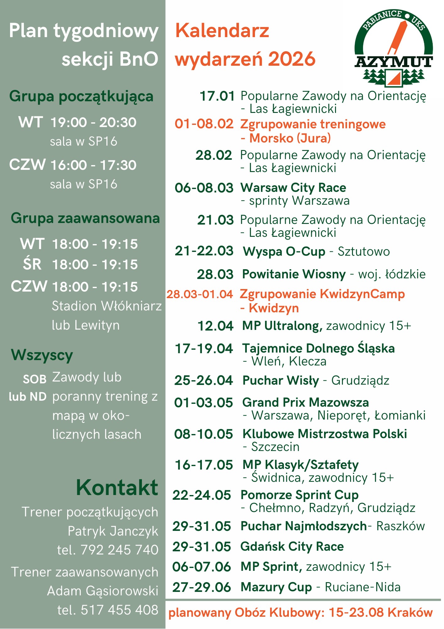 UKS Azymut przy SP nr 16 w Pabianicach