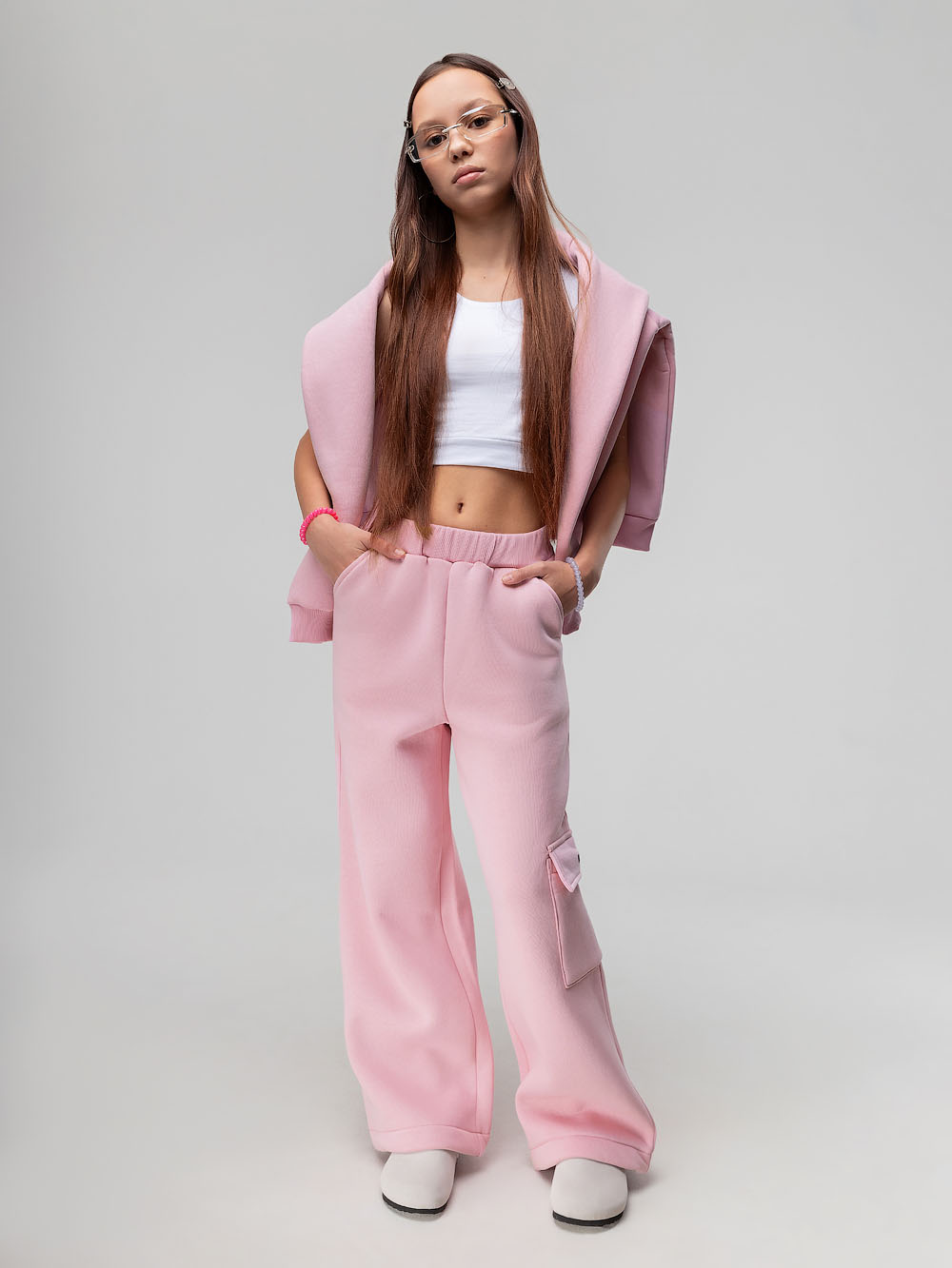 Костюм на полузамке с начёсом Артикул: 46-107MU