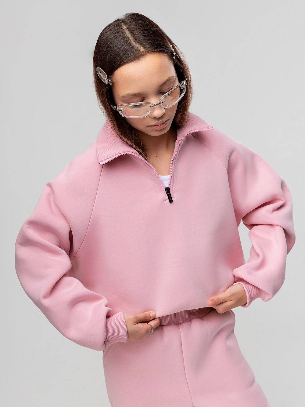 Костюм на полузамке с начёсом Артикул: 46-107MU 2