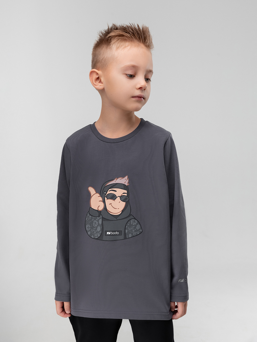 Лонгслив с принтом