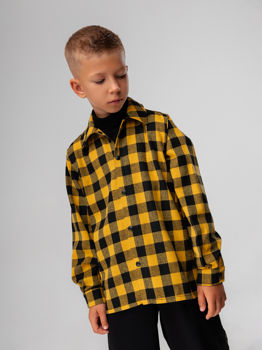 Рубашка фланелевая в клетку 2