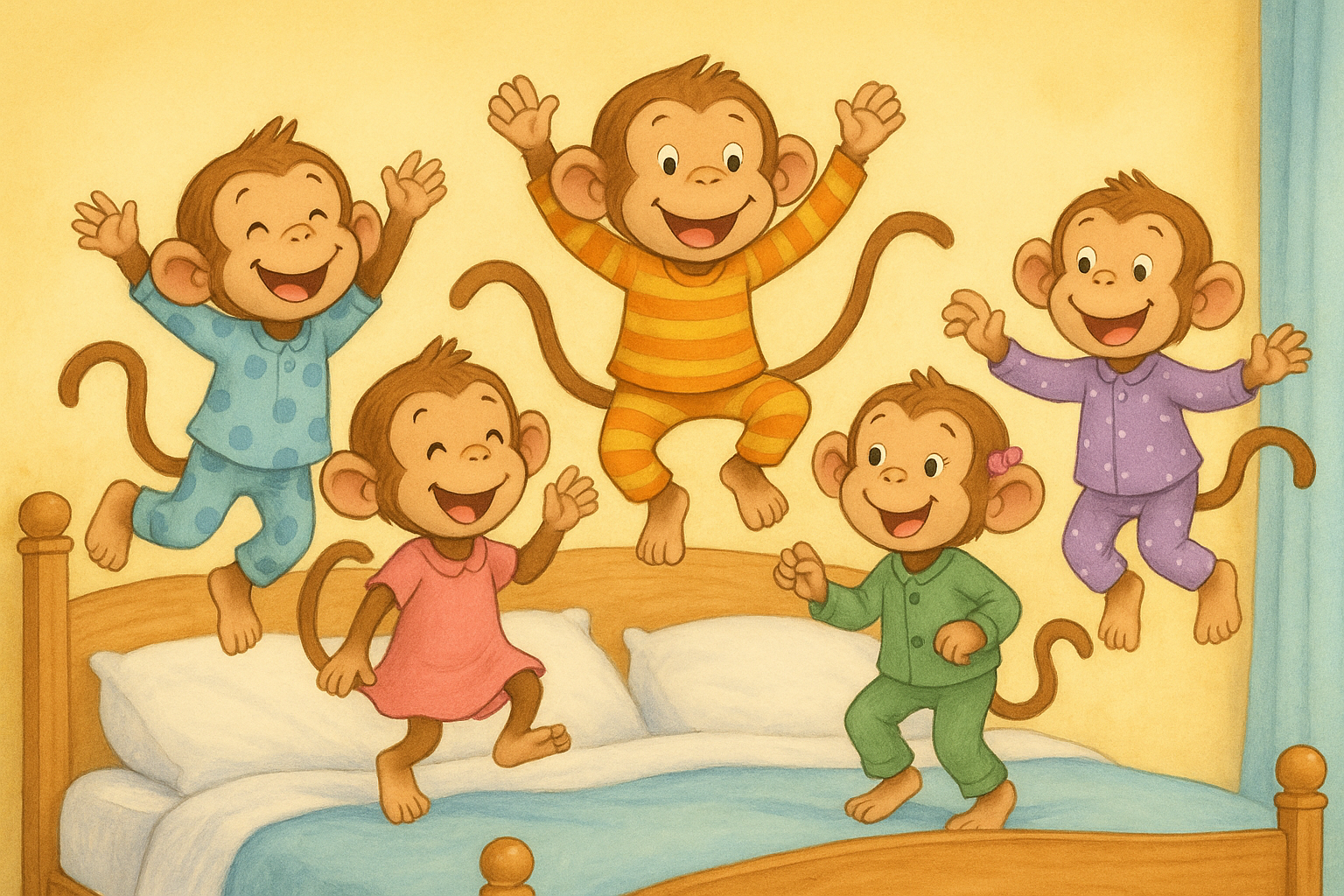 Five Little Monkeys Jumping on the Bed