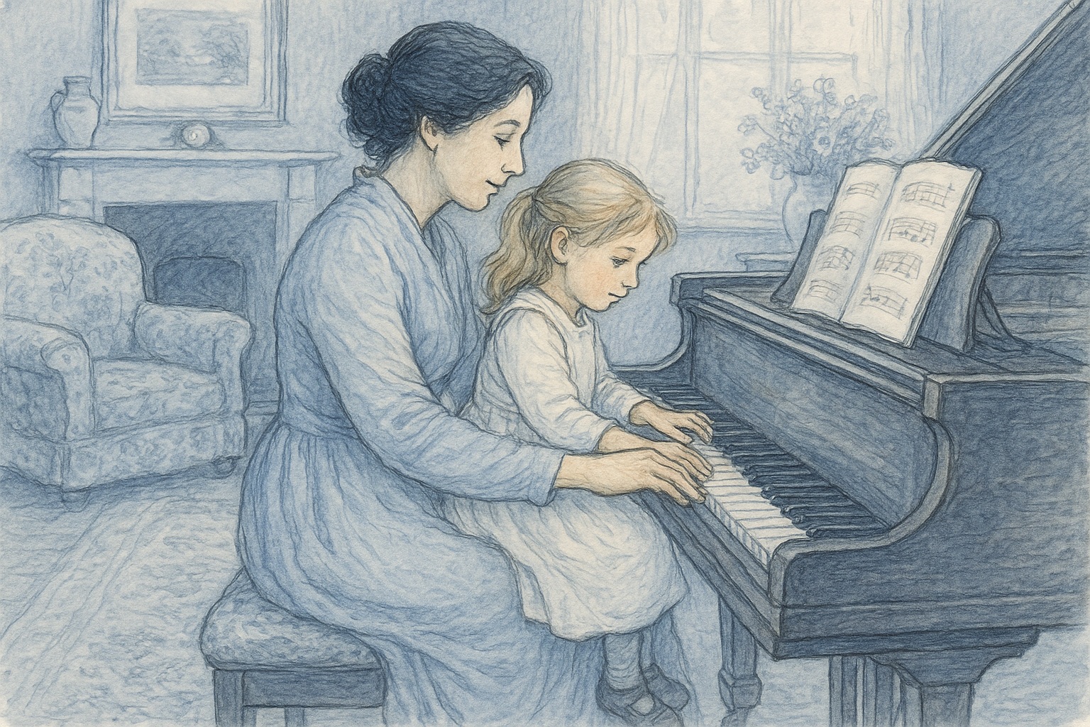 Grandma and the Piano