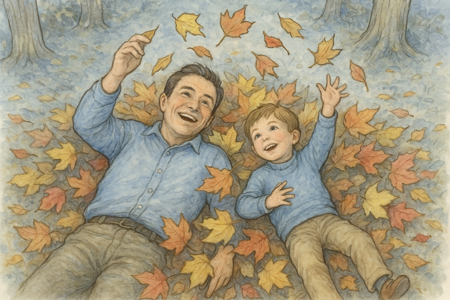 Grandpa, Why Do Leaves Fall?