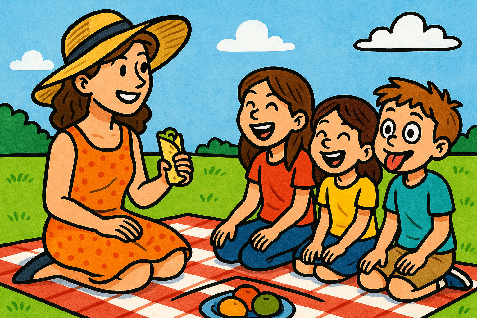 Mom and the Picnic Cover