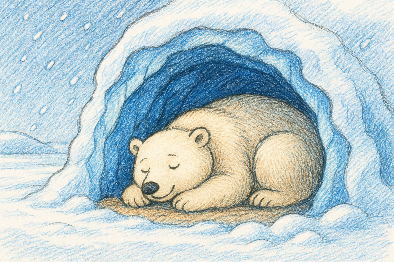 The Sleeping Polar Bear Cover