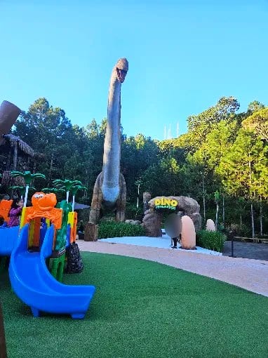 Área kids de Parque dos Dinossauros - Aventura Jurássica - Atração Turística de Balneário Camboriú