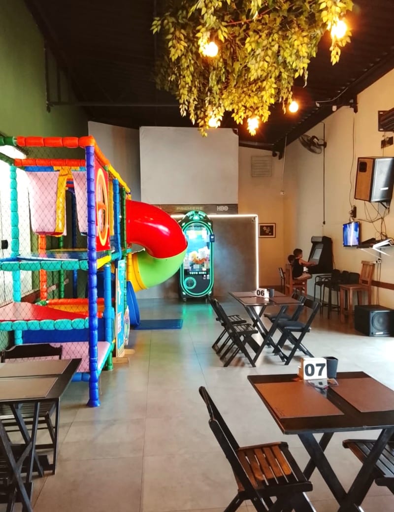 Área kids de São Vicente Restaurante e Choperia