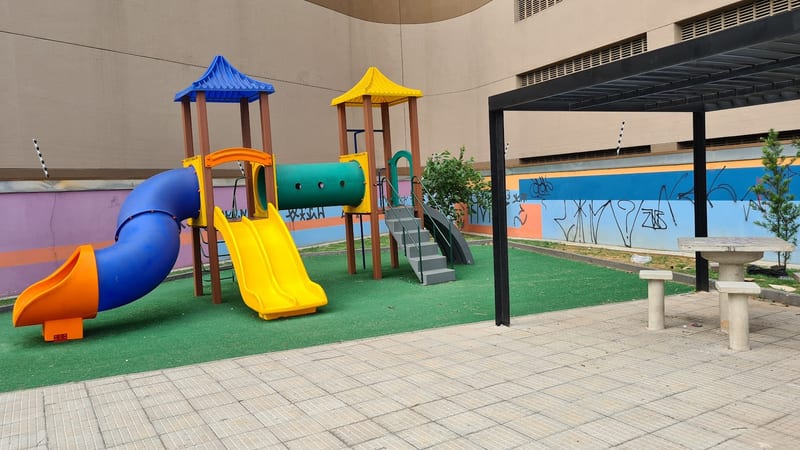 Área kids de Parque infantil