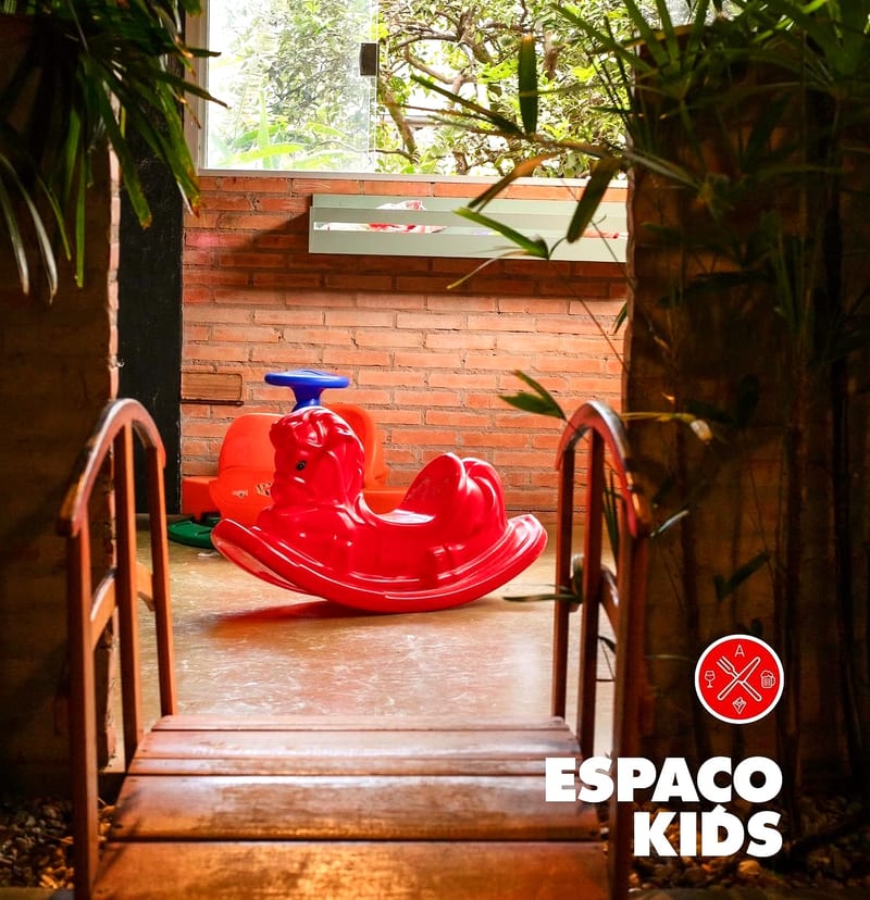 Área kids de Almada Creperia e Restaurante