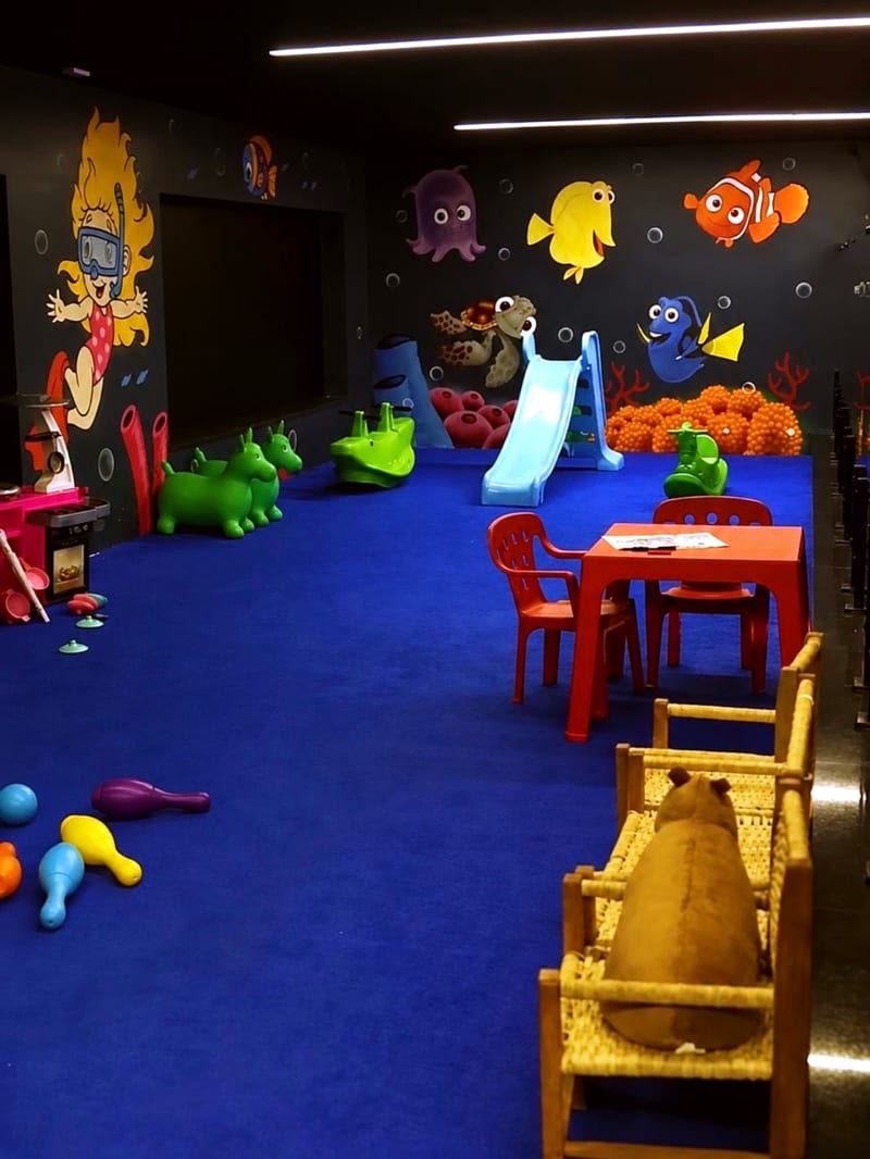 Área kids de Atlântico Mar e Brasa