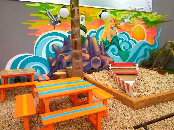 Área kids de Sorvetes Stringari Beira Rio